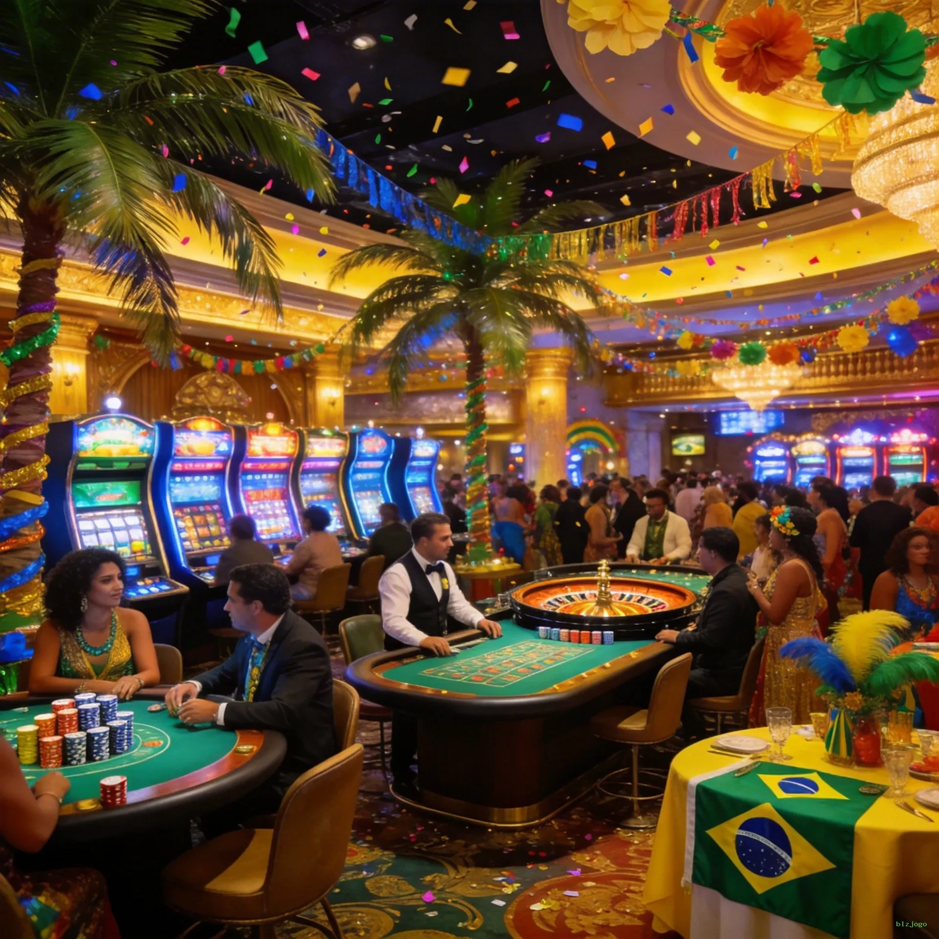 Big win animation on blzjogo slot Jogo